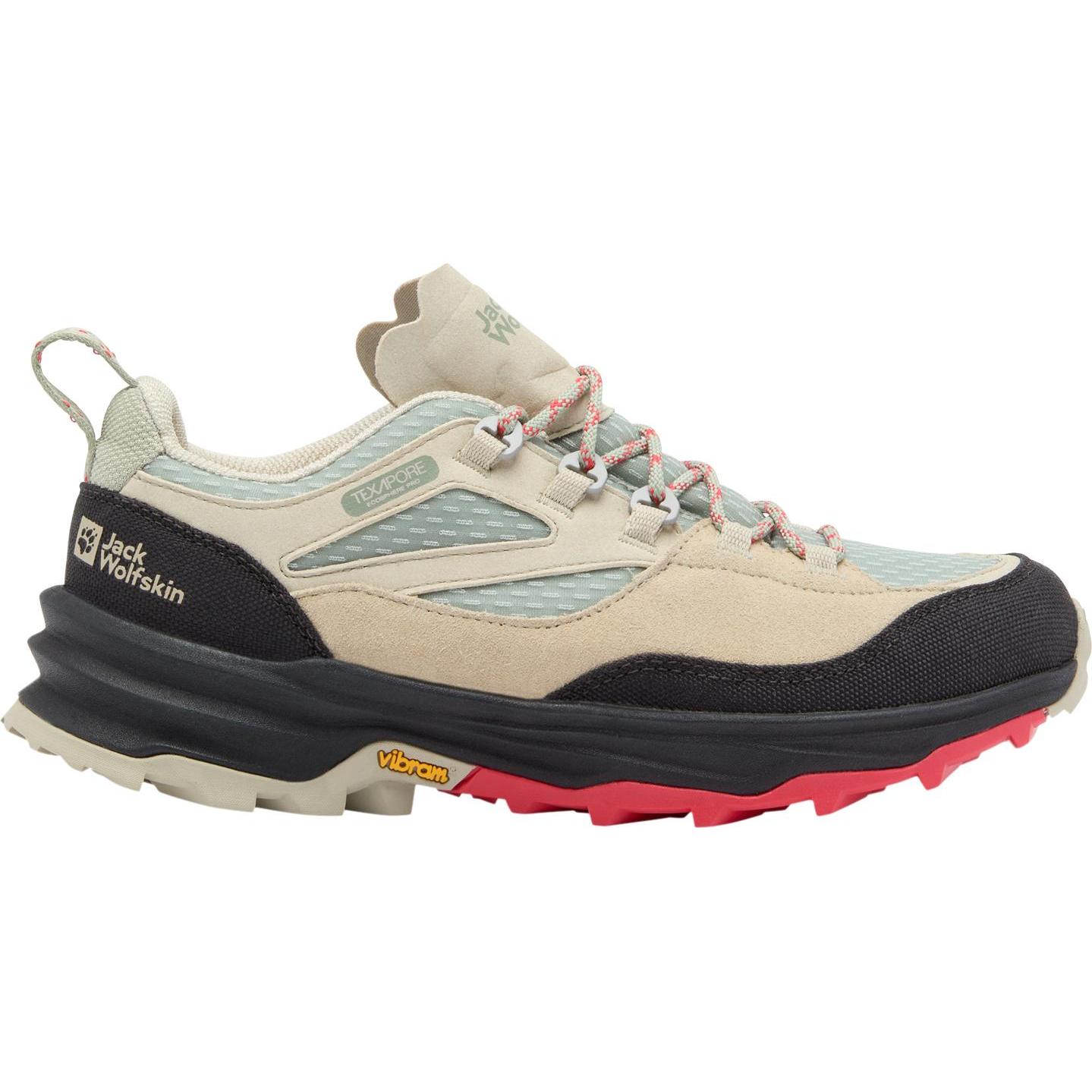 Jack Wolfskin, Damen, Wanderschuhe, Cyrox Texapore Low W (38), Grün