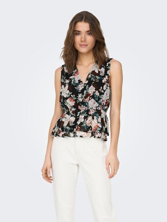 Immagine prodotto Only Top con peplo effetto wrap (XXL)