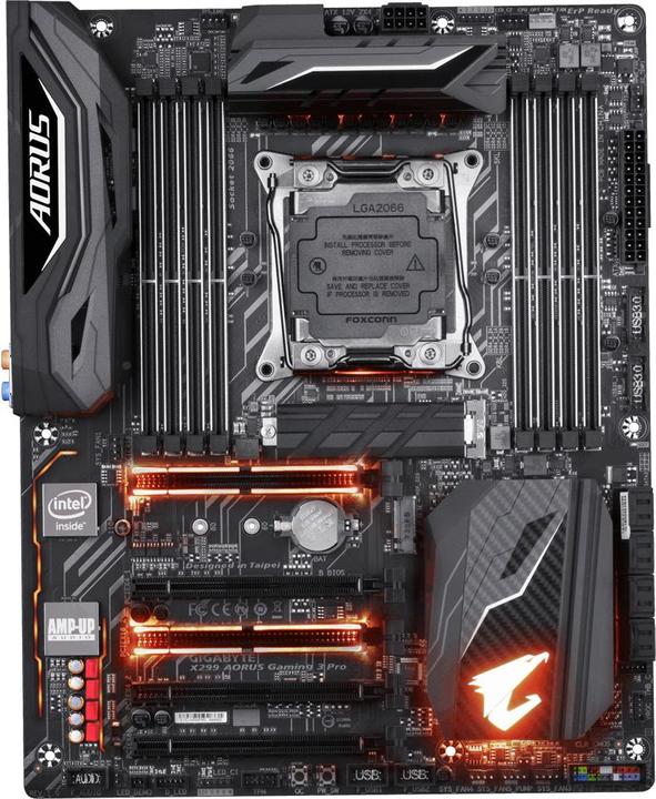 Actual product image Gigabyte X299 AORUS Gaming 3 Pro (LGA 2066, Intel X299, ATX)