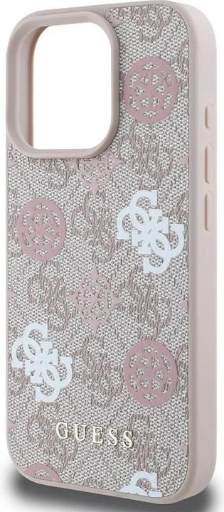 Actual product image Guess PU 4G Design Hard Case With Peony (Apple iPhone 16 Pro)
