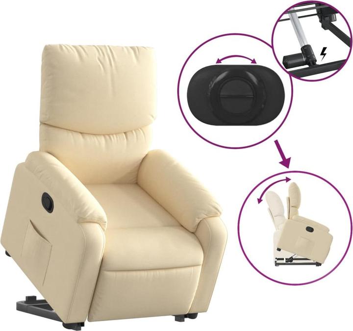 Image du produit vidaXL Relaxsessel mit Aufstehhilfe