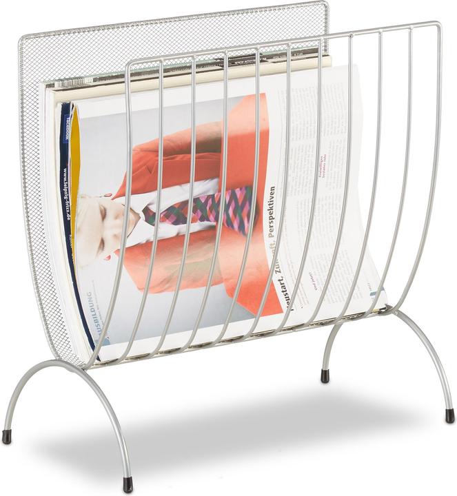Relaxdays Metal Newspaper Stand (34 x 18 x 35 cm)