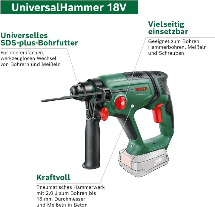 Produktbild Bosch Home & Garden UniversalHammer 18V
