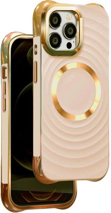 Productafbeelding OEM Circle Glam Mag hoesje voor iPhone 16 Plus 6,7" roze (Apple iPhone 16 Plus)