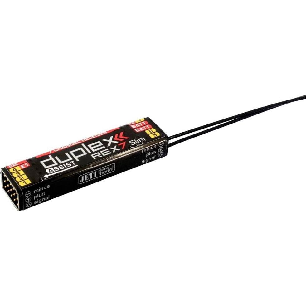Jeti DUPLEX REX 7 Slim Assist 7-Kanal Empfänger 2,4 GHz