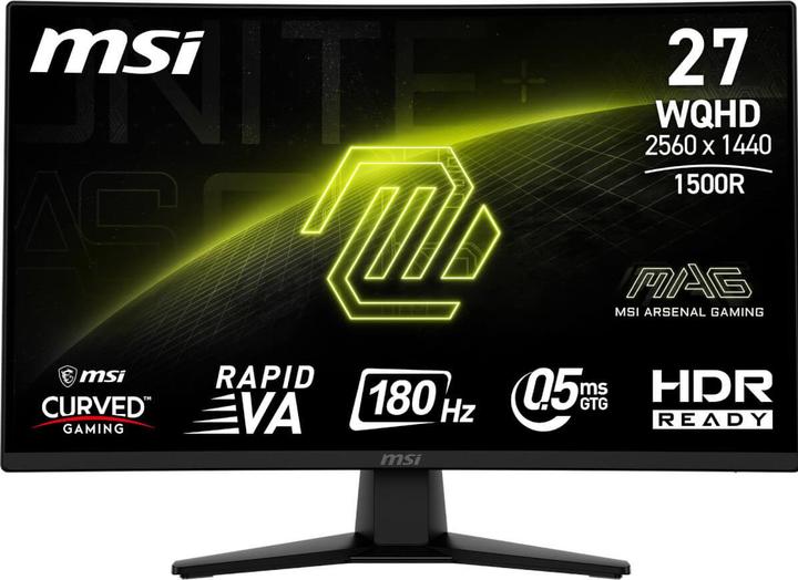 Actual product image MSI MAG 274CQFDE (2560 x 1440 pixels, 27")