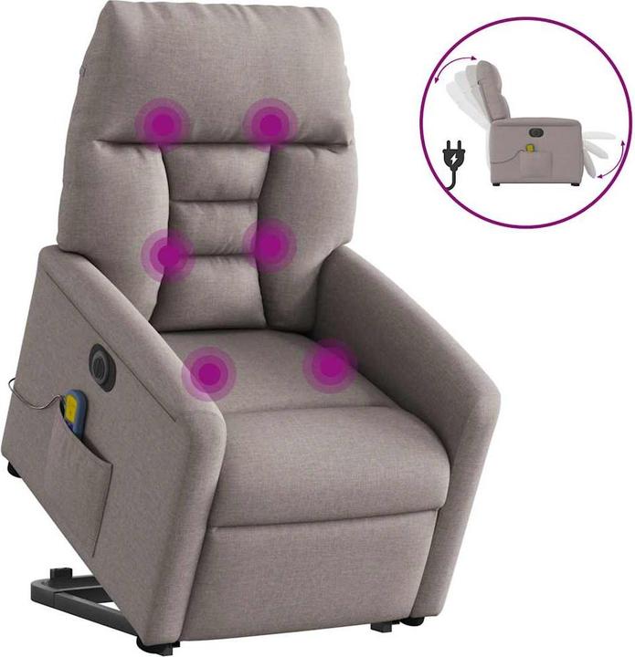 Image du produit vidaXL Massagesessel mit Aufstehhilfe