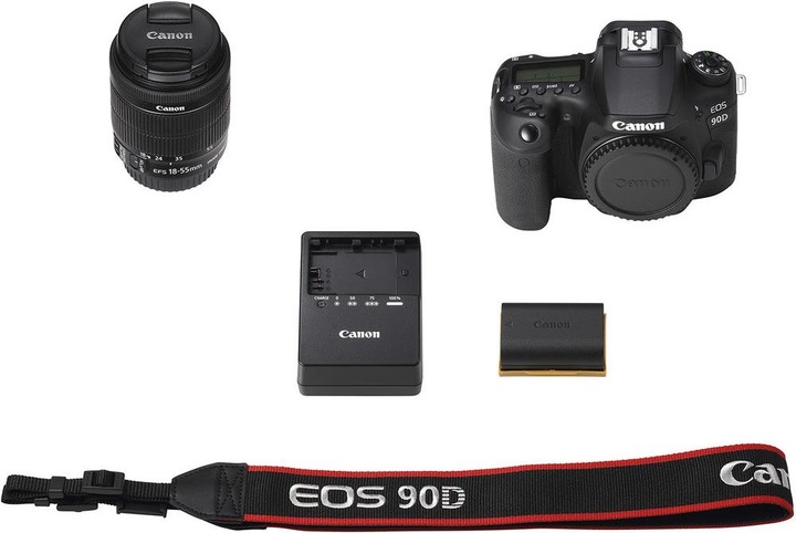 Produktbild Canon EOS 90D - (EU) (18 - 55 mm, 32.50 Mpx, APS-C / DX)