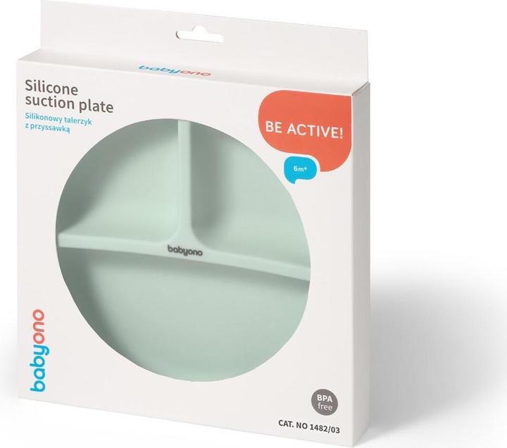 Image du produit Babyono Silikon 3-geteilt Platte mit Saugnapf