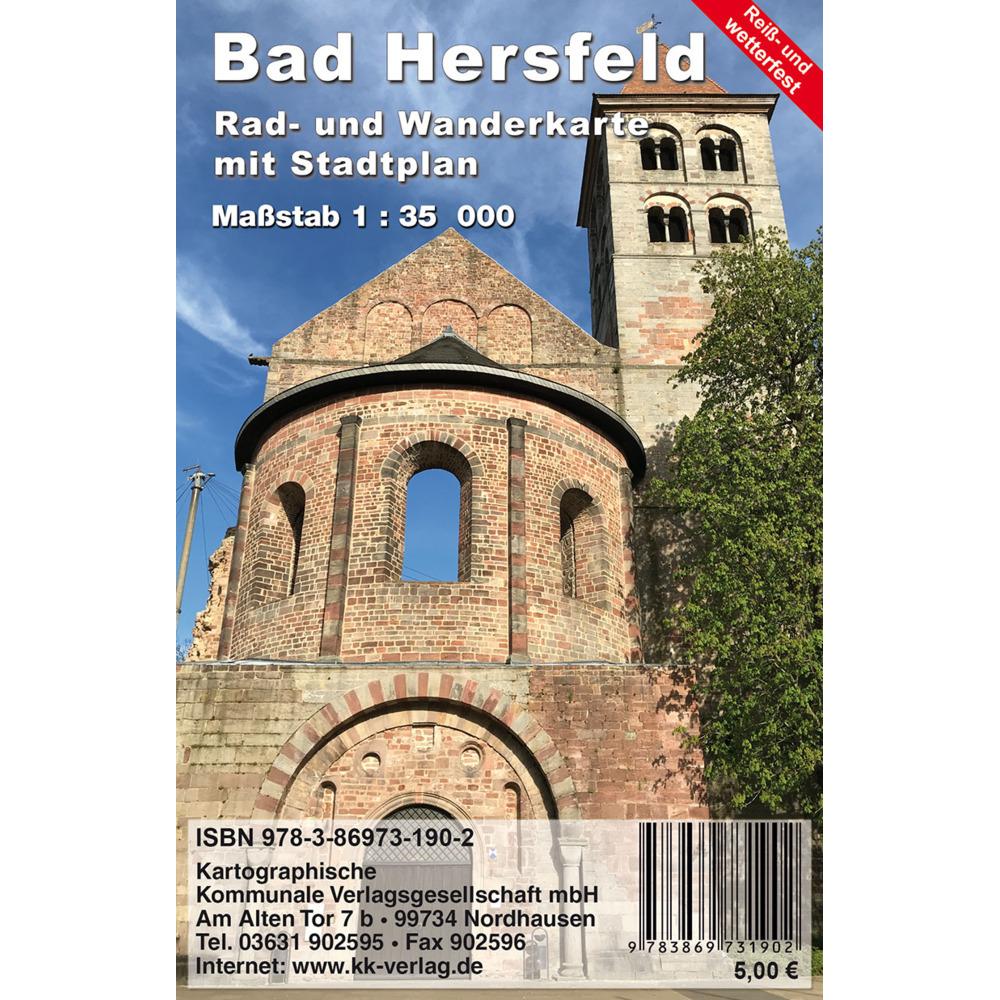 Bad Hersfeld, Landkarte
