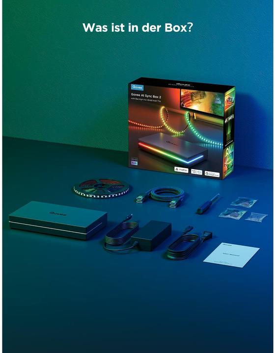 Produktbild Govee H6143 Taśma LED (Mehrfarbig, 496 cm, Indoor)