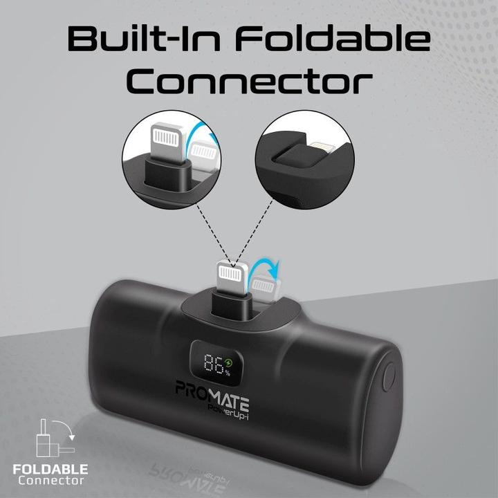 Immagine prodotto ProMate PowerUp-i 5000mAh Mini Powerbank Nero (5000 mAh, 20 W, 18.50 Wh)