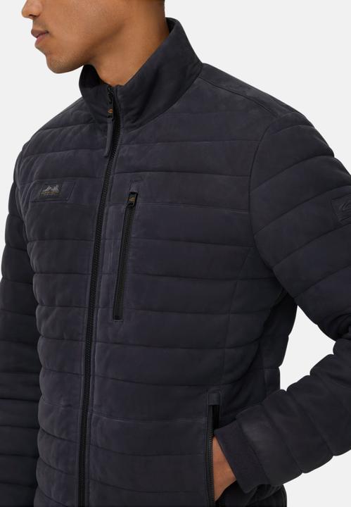 Immagine prodotto Camel Active Lederjacke mit Stehkragen und Brusttasche (50)