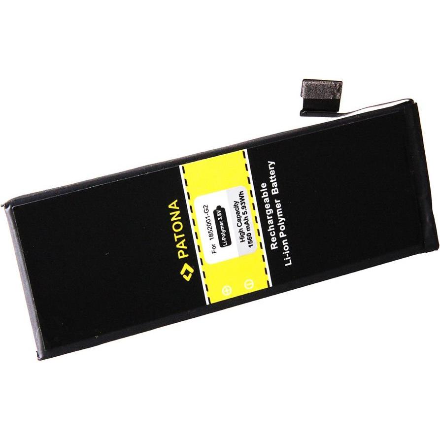 Patona Batteria Li-Polymer (Accumulatore di carica elettrica), Pezzi di ricambio per dispositivi mobili, Nero