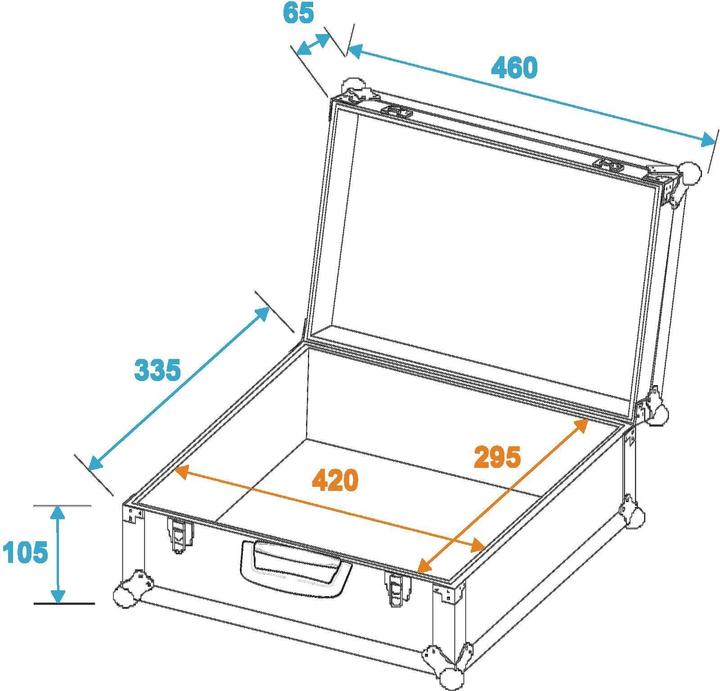 Actual product image Roadinger Universal case FOAM, al (Universal)