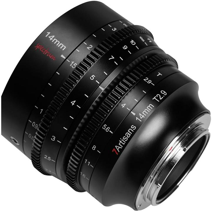 Actual product image 7artisans Spectrum 14mm T2.9 Sony E (Sony E, APS-C / DX)