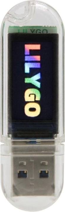 Actual product image Lilygo T-Dongle-S3 ESP32 with USB and display