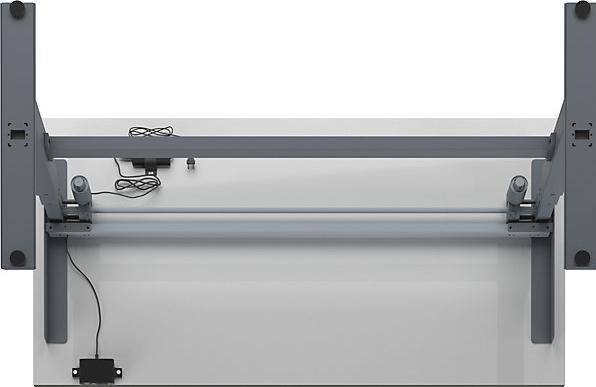 Actual product image eurokraft pro Work table, electrically height adjustable (160 cm, 80 cm)