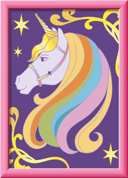 Productafbeelding Ravensburger CreArt, Malen nach Zahlen Kinder Unicorn Academy - Wildstar