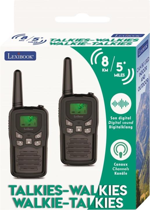 Actual product image Lexibook TW58 Electronic Toy Walkie Talkie for Kids (8 km)