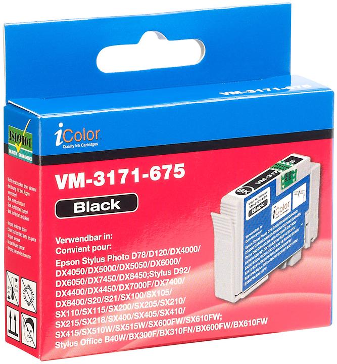 Produktbild IColor Patrone für Epson (ersetzt T0711) (BK)