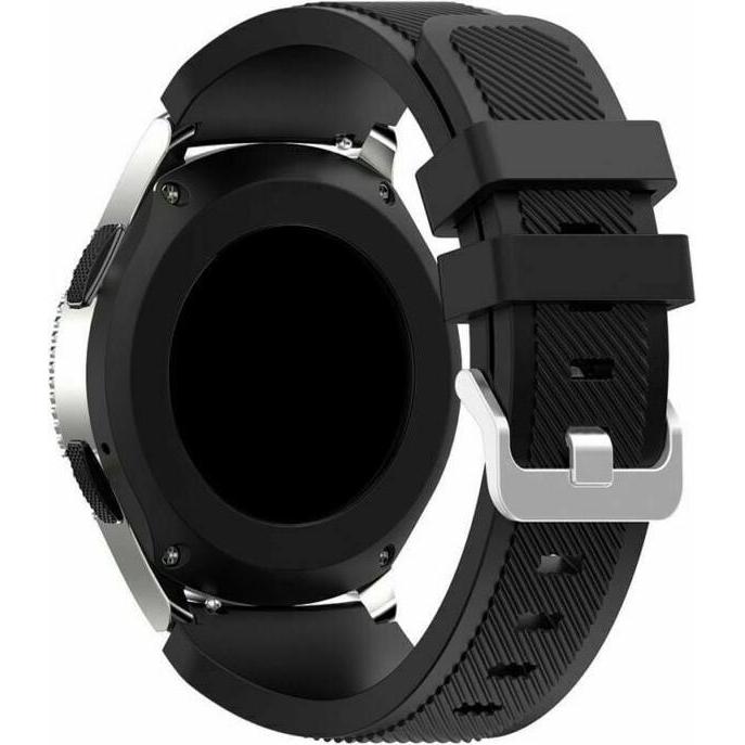 Thumbnail - Strap-it Silikonarmband (Silikon, Grit X), Uhrenarmband, Schwarz