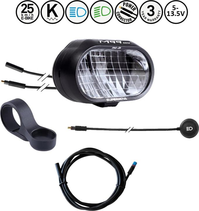 Actual product image Supernova M99 MINI PRO (25 km/h) 21 W Power Version (1500 lm)