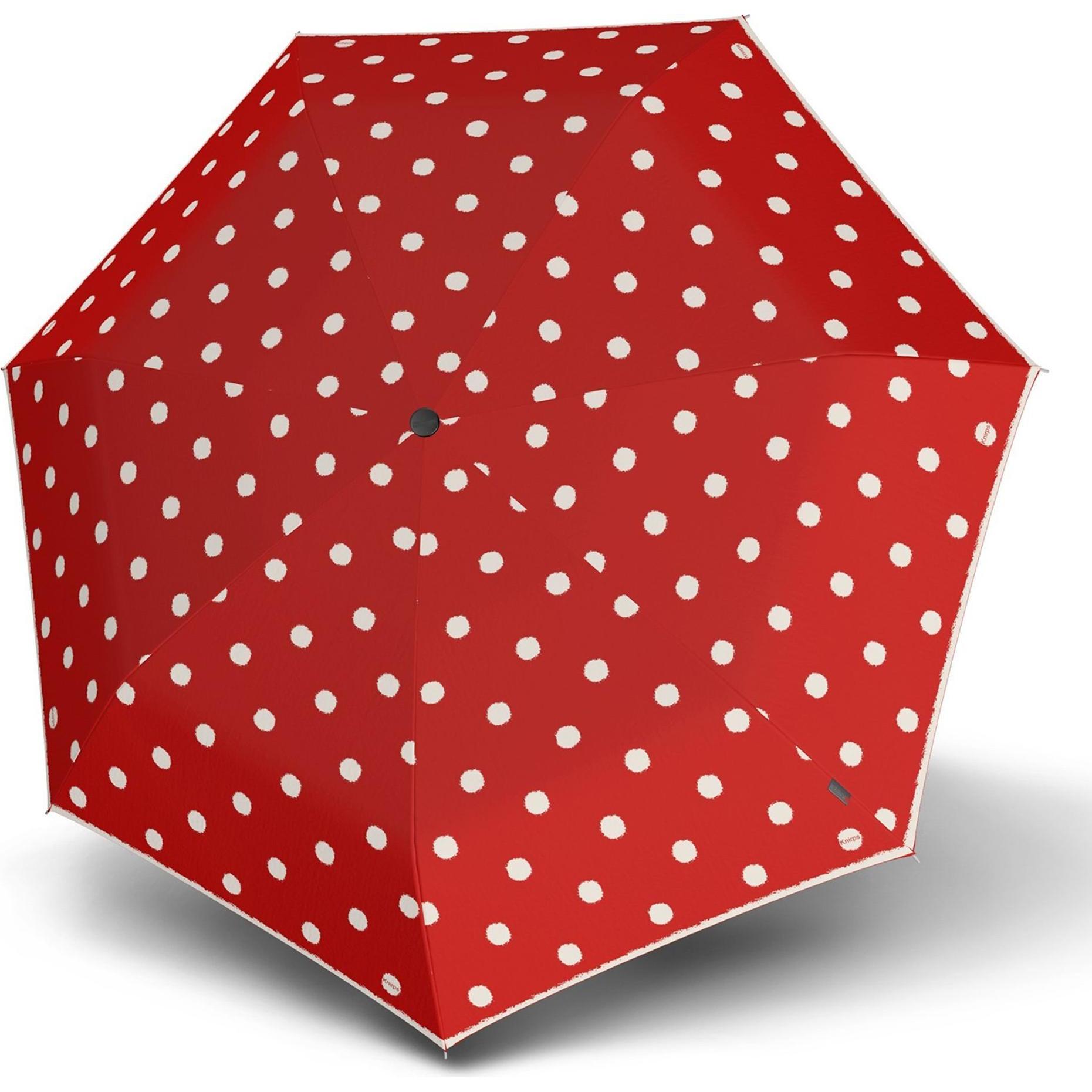 Knirps, Regenschirm, T.020 small manual dot art red, Rot