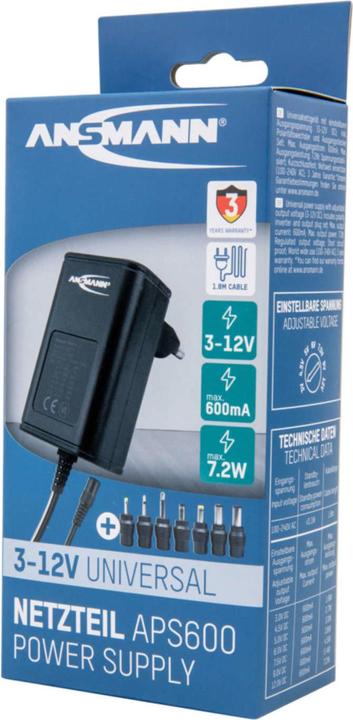 Produktbild Ansmann APS 600 max. 7,2 W NEU 1201-022