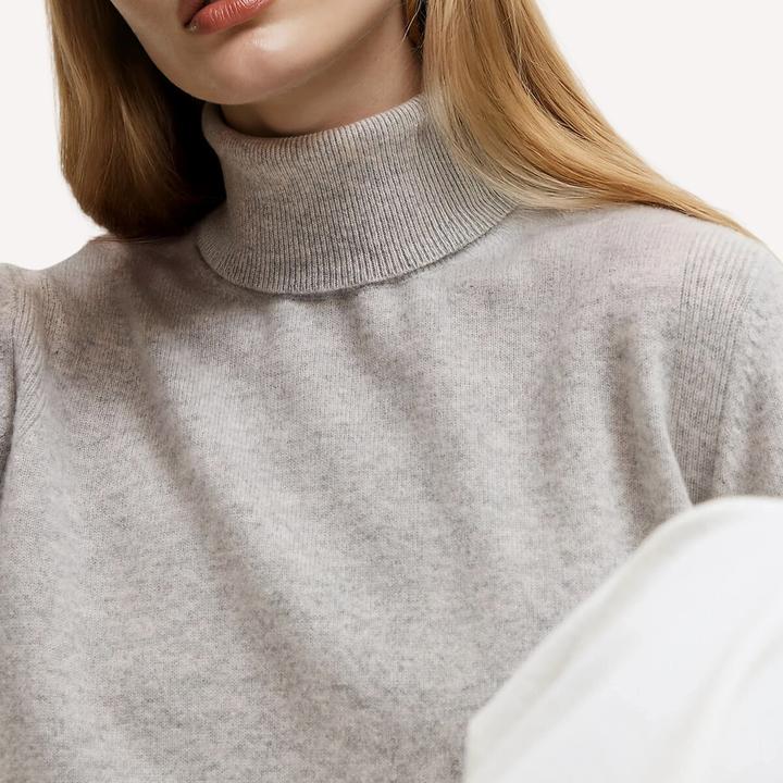 Produktbild Anne Weyburn Feinstrickpullover aus Kaschmir mit Rollkragen (S)