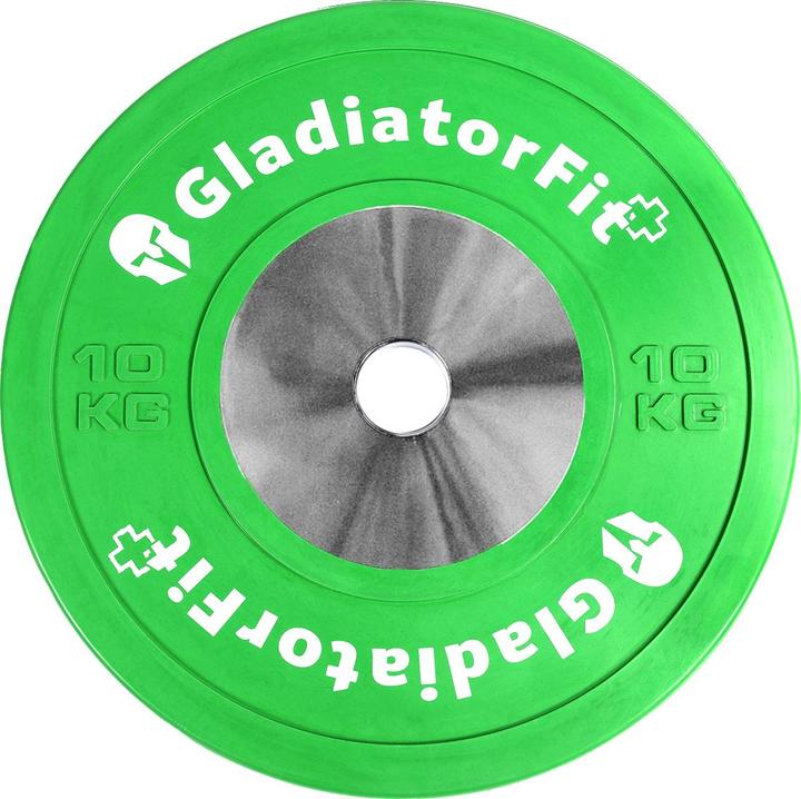 Image du produit Gladiatorfit Rondelle en caoutchouc "Compétition (1 x 10 kg)