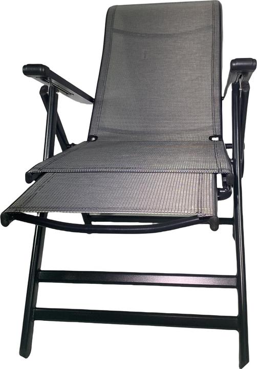 Produktbild HTI-Living Bequemer Klappbarer Relaxstuhl mit Liegefunktion Grau