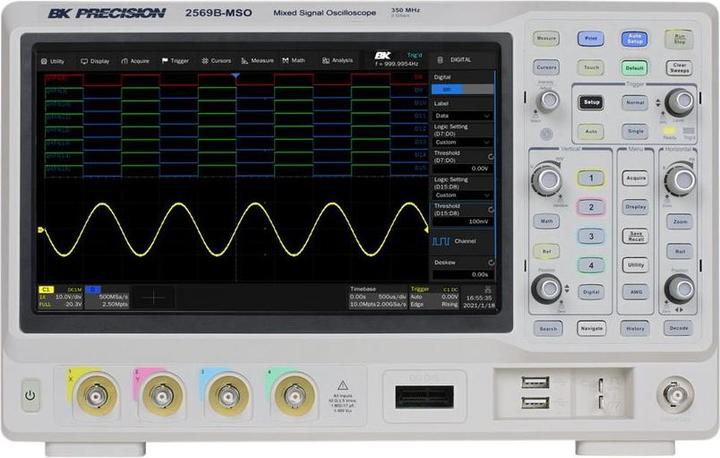 BK Precision Oszilloskop 2560B MSO 4x 350MHz 2GSPS USB / LAN (Oscilloscope)