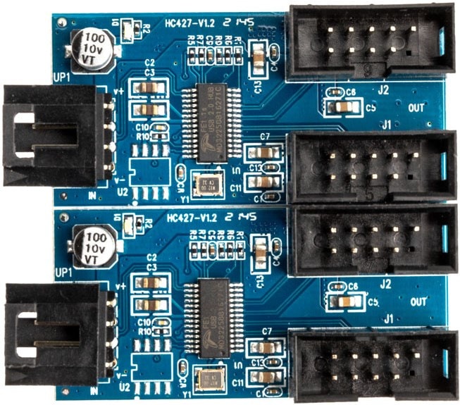 Actual product image Akasa Internal USB 2.0 hub card, incl. 30cm USB cable (4 Ports)