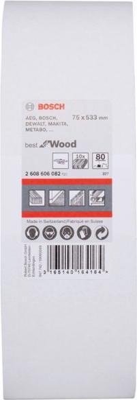 Produktbild Bosch Professional Zubehör PRO X440 Schleifband, 75 x 533 mm, G80 (80)