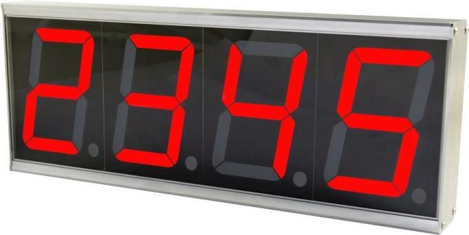 Image du produit Allnet ALL-POE-CNT-1 Horloge murale numérique Rectangle Gris Horloge murale