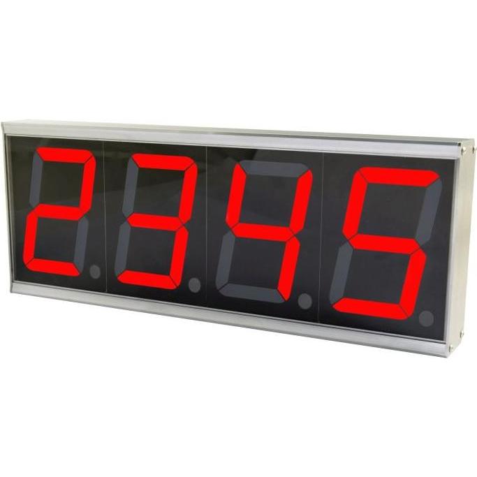 Allnet, Wecker, ALL-POE-CNT-1 Digital wall clock Rechteck Grau Wanduhr