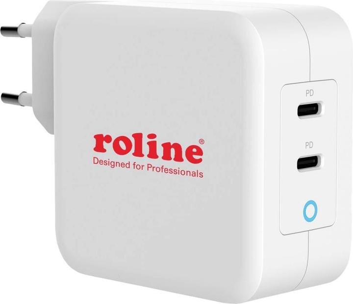 Produktbild Roline USB Ladegerät 100W 2x C PD GaN (100 W)
