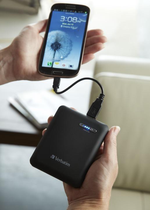 Produktbild Verbatim Ladegerät Power Pack Dual Portable (12000 mAh, 44.40 Wh)