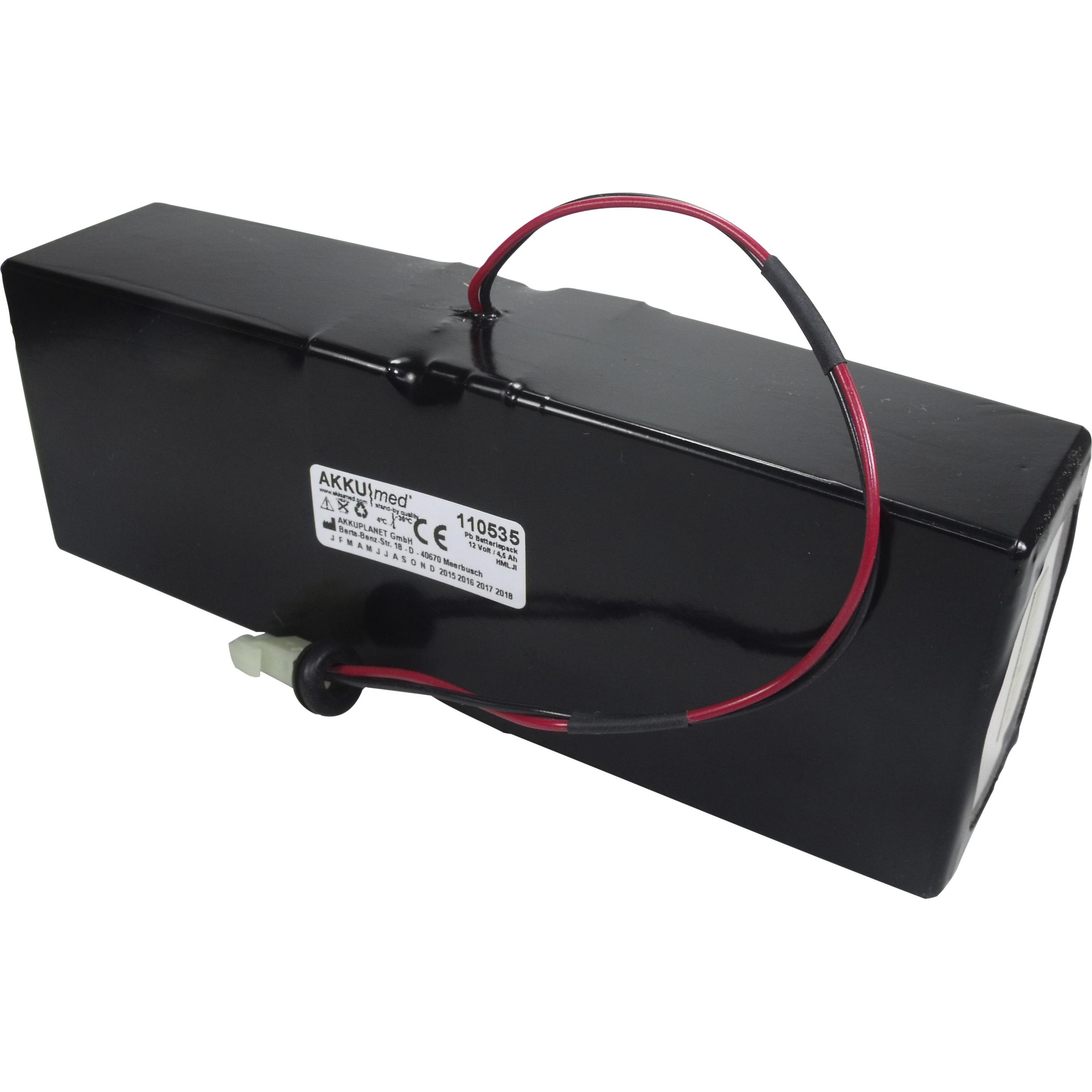 Thumbnail - AccuCell Akku Pulmonetic Systems LTV900 LTV950 LTV1000 (1 Stk., Gerätespezifisch, 4500 mAh, Akku), Akku Ladegerät