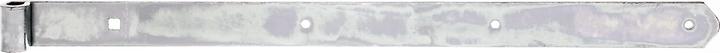 Produktbild GAH Ladenband Länge 600 x 13 x 40 mm Stärke 5 mm Stahl galv. verz. dickschichtpassiviert Ø 13 mm abge...