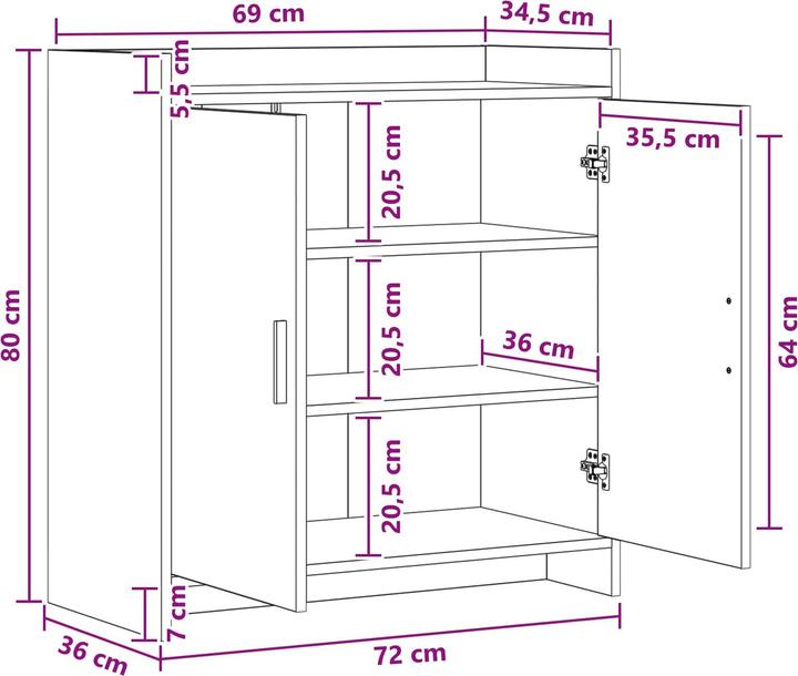 Produktbild vidaXL Sideboard-Möbel