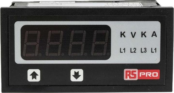 Produktbild RS PRO Dig Ammeter, 48x96, 1Ph, 40-300V ac/dc