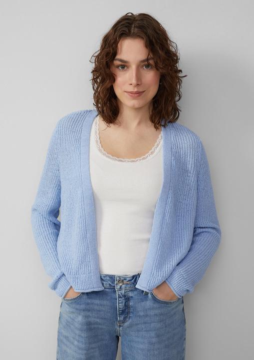 Actual product image S.Oliver Strickjacke Strickjacke aus Bändchengarn (L)