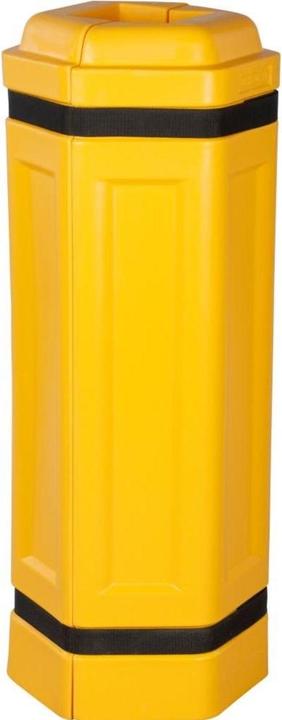 Productafbeelding Dancop Säulenschutz achteckig für Pfosten B150xT150 mm gelb B435xT390xH1000 mm