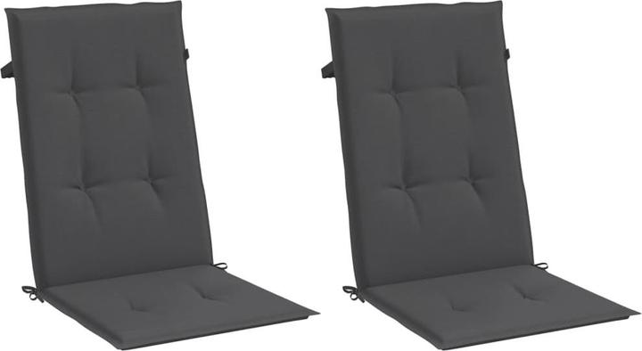 Immagine prodotto VidaXL Cuscini dello schienale alto 2 pezzi in tessuto (120 x 50 x 4 cm)