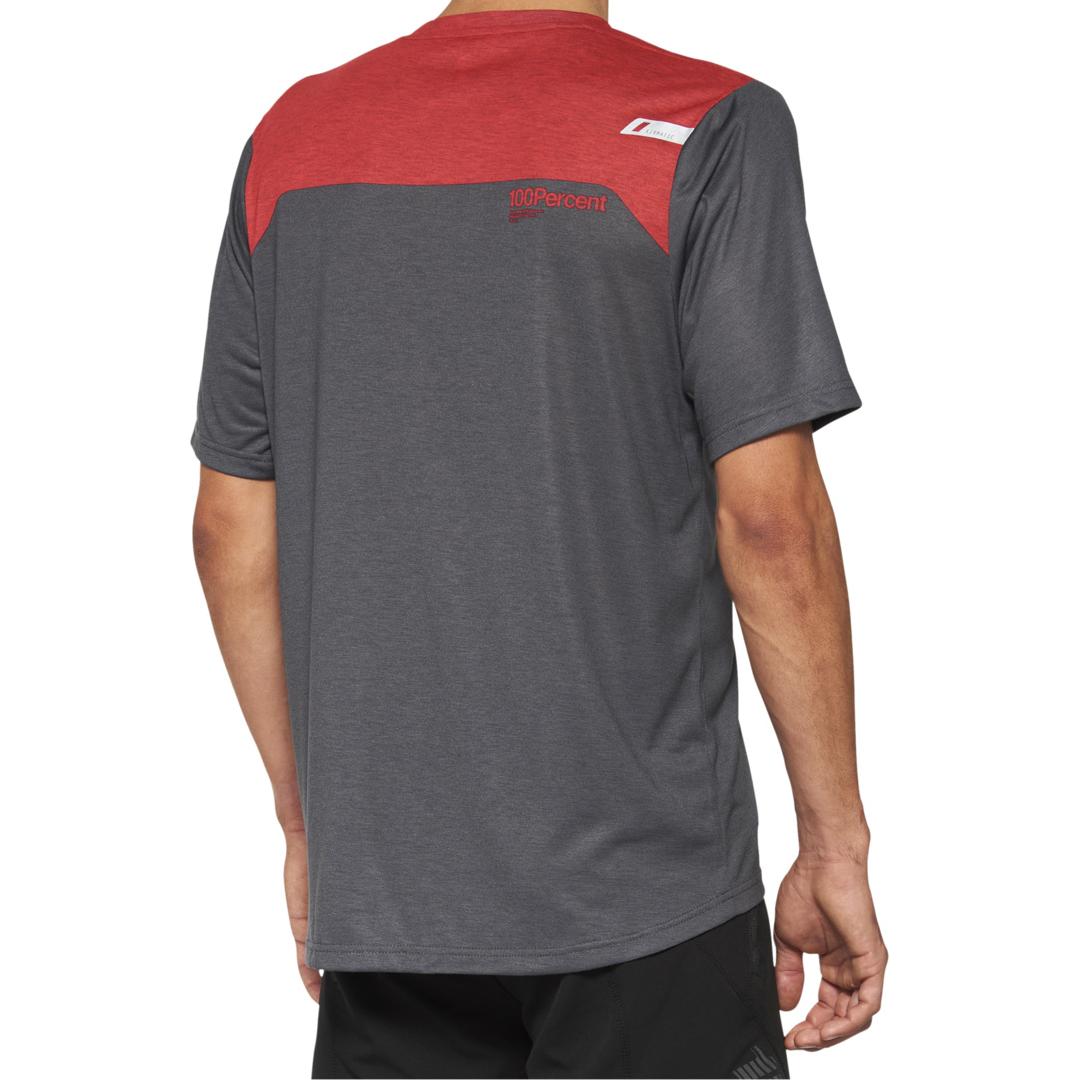 Thumbnail - 100%, Herren, Velotrikot, Airmatic Jersey (S), Rot, Grau, S