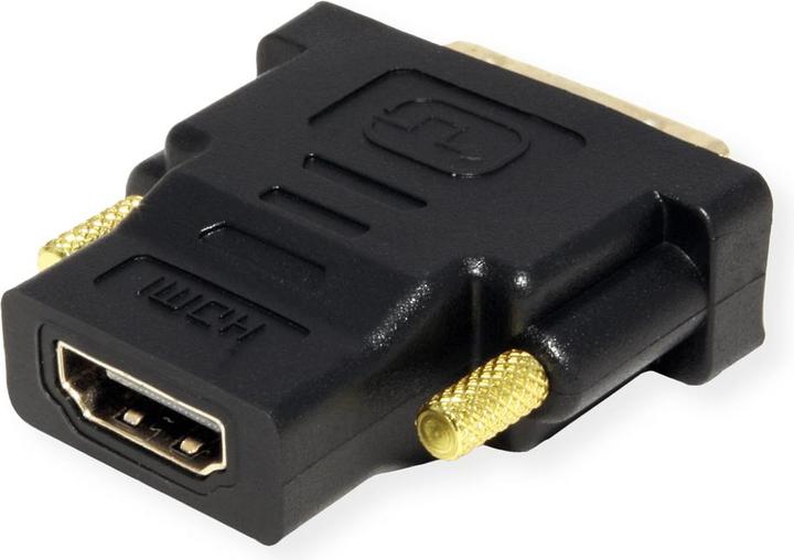 Image du produit Roline Adaptateur DVI - HDMI (DVI, HDMI, 5 cm)