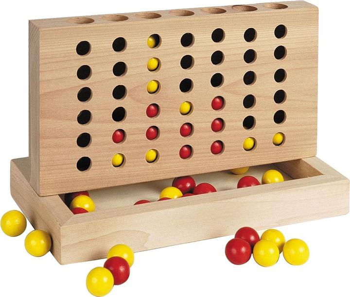 Actual product image Goki Game Four Wins (German, 2 Players)