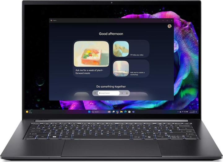 Image du produit Acer NTB Swift X 14 AI (SFX14-61G-R542),R7 AI 350,14.5"WQXGA+,32GB,1TB SSD,RTX 5060,W11H,Gray (14.50", 1000 Go, 32 Go, DE, AMD Ryzen AI 7 350)